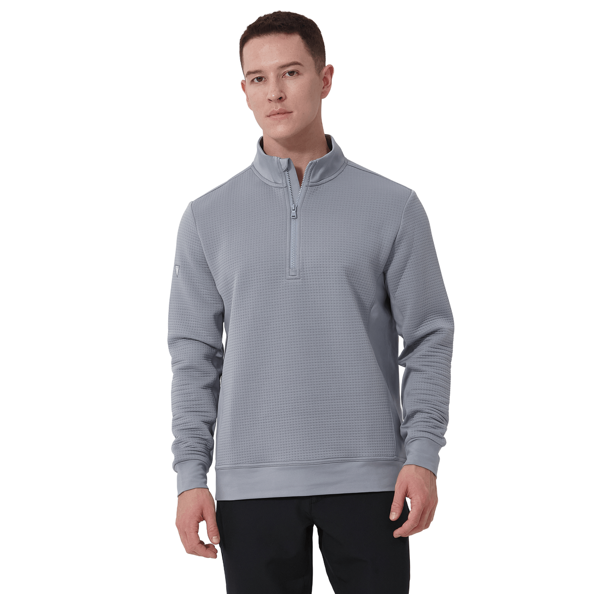Levelwear Cushion 1/4 Zip Pullover - Mens - Pebble