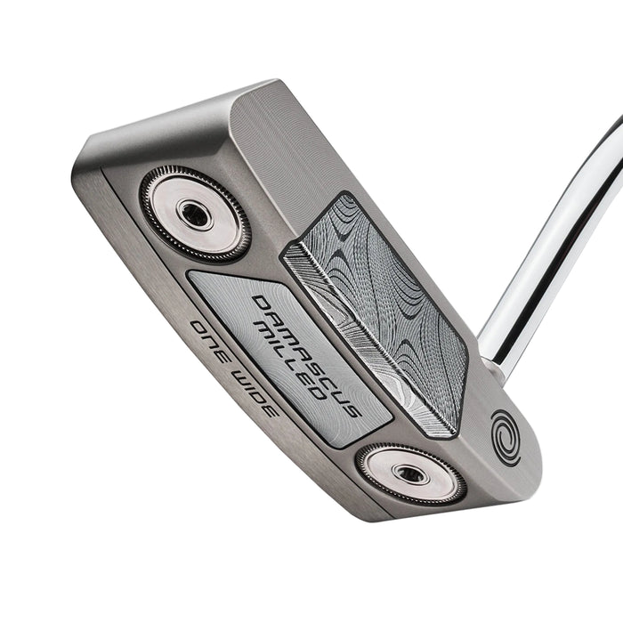 Damascus Milled One Wide Single Bend Putter