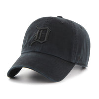 Detroit Tigers '47 Clean Up Cap - Black on Black