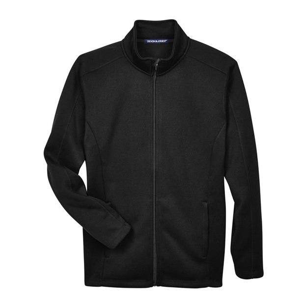Devon & Jones Men' Bristol Full-Zip Sweater Fleece Jacket