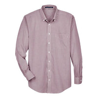 Devon & Jones Men' Crown Collection® Gingham Check Woven Dress Shirt