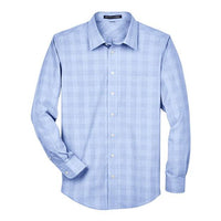 Devon & Jones Men' Crown Collection® Glen Plaid Woven Dress Shirt