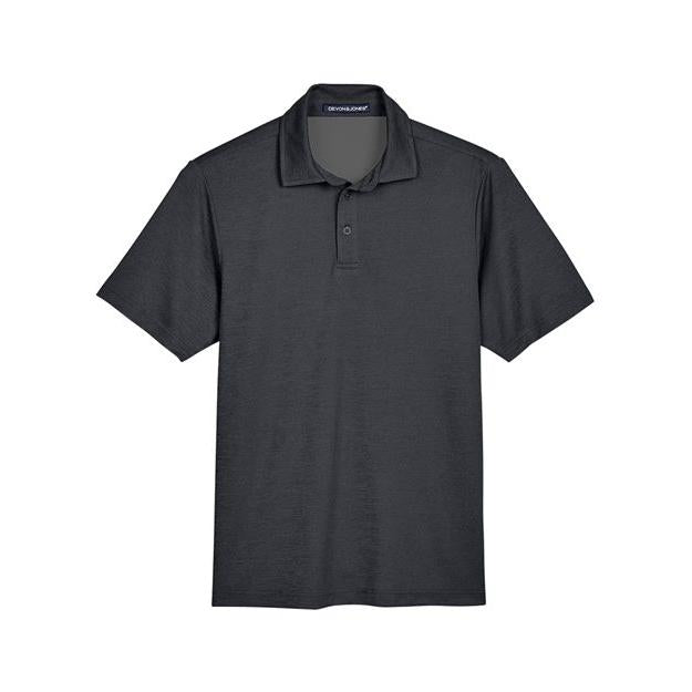 Devon & Jones Men' CrownLux Performance® Address Mélange Polo