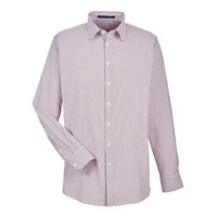 Devon & Jones Men' CrownLux Performance® Micro Windowpane Woven Dress Shirt