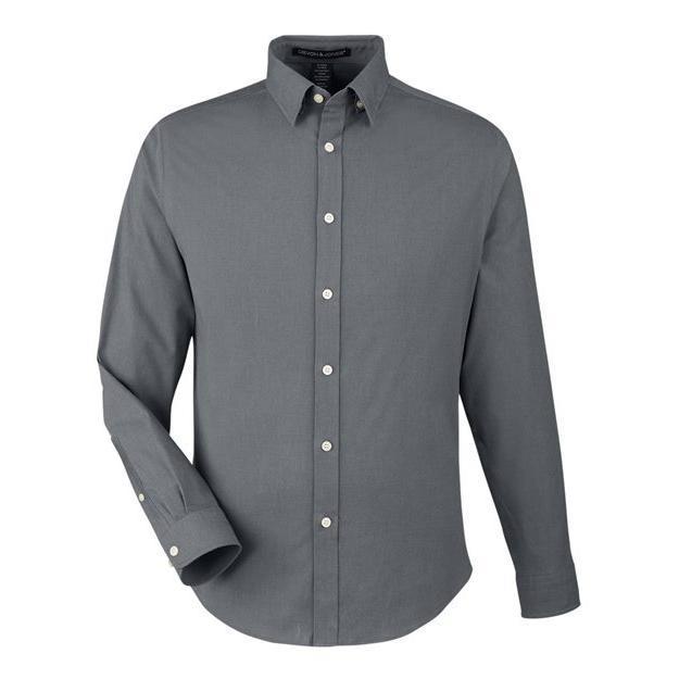 Devon & Jones Men' CrownLux Performance® Spencer Poplin Dress Shirt