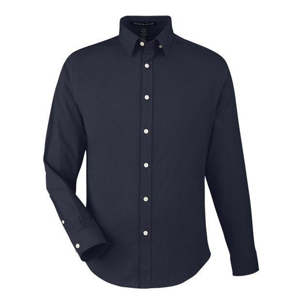 Devon & Jones Men' CrownLux Performance® Spencer Poplin Dress Shirt