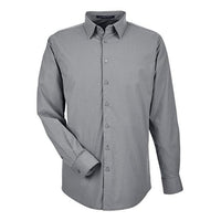 Devon & Jones Men' CrownLux Performance® Tonal Mini Check Woven Dress Shirt