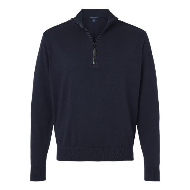 Devon & Jones Men' New Classics Quarter-Zip Sweater