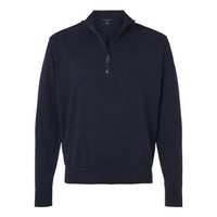 Devon & Jones Men' New Classics Quarter-Zip Sweater