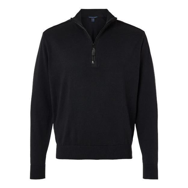 Devon & Jones Men' New Classics Quarter-Zip Sweater