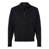 Devon & Jones Men' New Classics Quarter-Zip Sweater