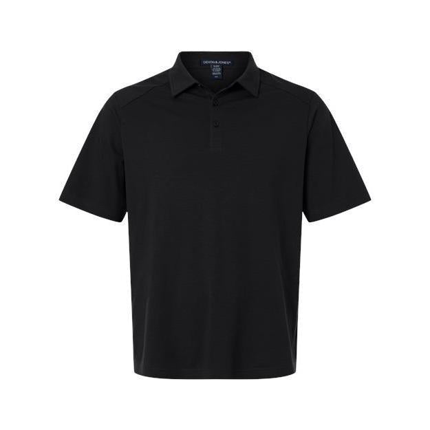 Devon & Jones Men' Seaton Pebble Textured Polo