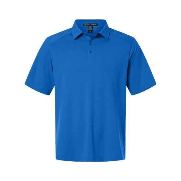 Devon & Jones Men' Seaton Pebble Textured Polo