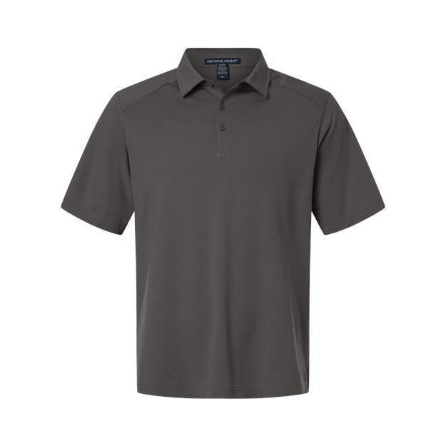 Devon & Jones Men' Seaton Pebble Textured Polo