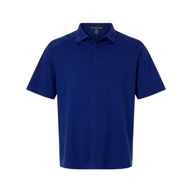 Devon & Jones Men' Seaton Pebble Textured Polo