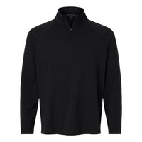 Devon & Jones Men' Seaton Pebble Textured Quarter-Zip Pullover
