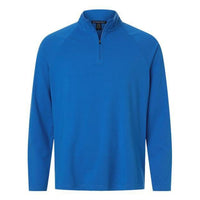 Devon & Jones Men' Seaton Pebble Textured Quarter-Zip Pullover