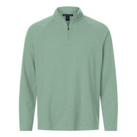 Devon & Jones Men' Seaton Pebble Textured Quarter-Zip Pullover