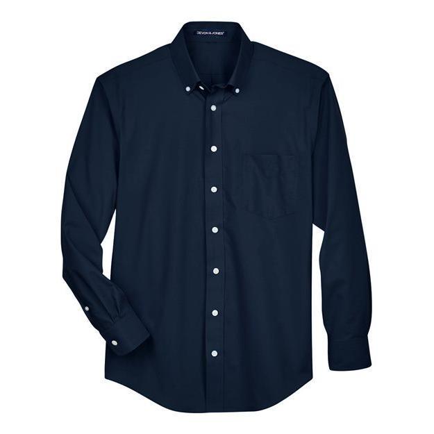 Devon & Jones Men's Crown Collection® Broadcloth Woven Dress Shirt