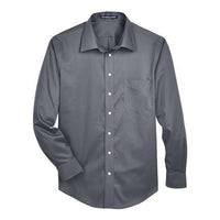 Devon & Jones Men's Crown Collection® Solid Stretch Twill Woven Dress Shirt