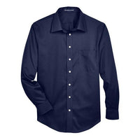 Devon & Jones Men's Crown Collection® Solid Stretch Twill Woven Dress Shirt