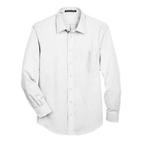 Devon & Jones Men's Crown Collection® Solid Stretch Twill Woven Dress Shirt