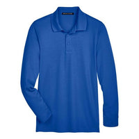 Devon & Jones Men's CrownLux Performance® Plaited Long Sleeve Polo