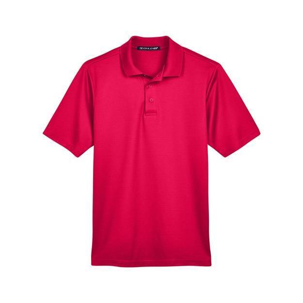 Devon & Jones Men's CrownLux Performance® Plaited Polo