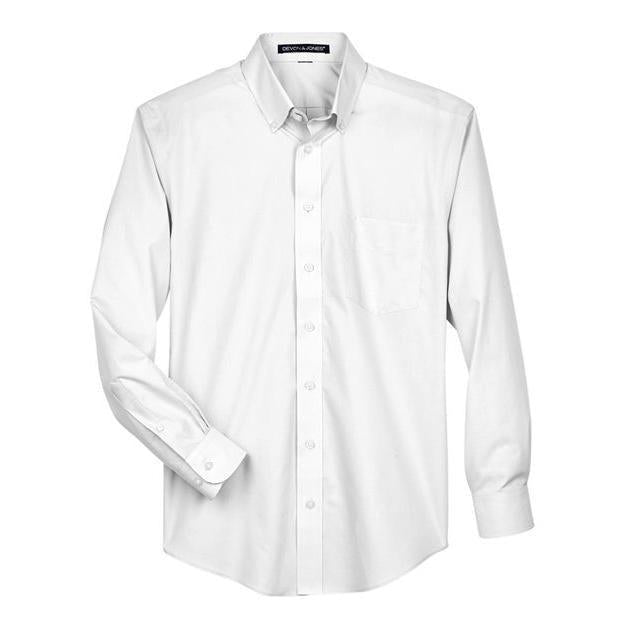 Devon & Jones Men's Tall Crown Collection® Broadcloth Woven Dress Shirt