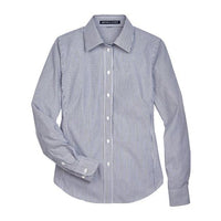 Devon & Jones Women' Crown Collection® Banker Stripe Woven Dress Shirt