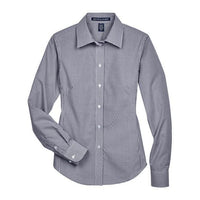 Devon & Jones Women' Crown Collection® Gingham Check Woven Dress Shirt