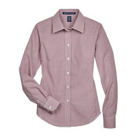 Devon & Jones Women' Crown Collection® Gingham Check Woven Dress Shirt