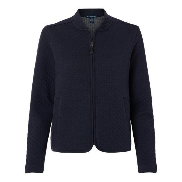 Devon & Jones Women's Berkeley Textured Full-Zip Jacket