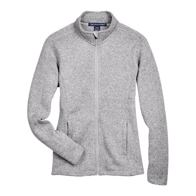 Devon & Jones Women's Bristol Full-Zip Sweater Fleece Jacket