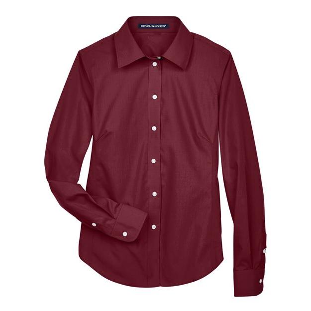 Devon & Jones Women's Crown Collection® Broadcloth Woven Dress Shirt