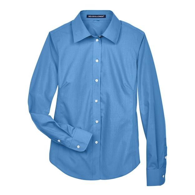 Devon & Jones Women's Crown Collection® Broadcloth Woven Dress Shirt