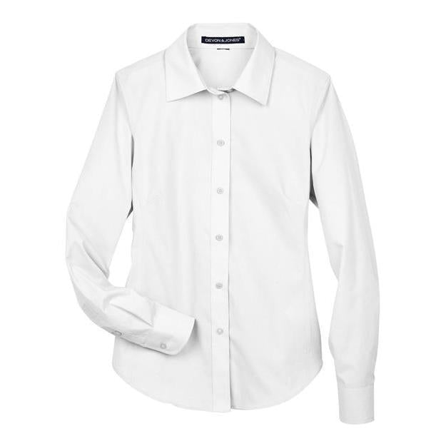 Devon & Jones Women's Crown Collection® Broadcloth Woven Dress Shirt