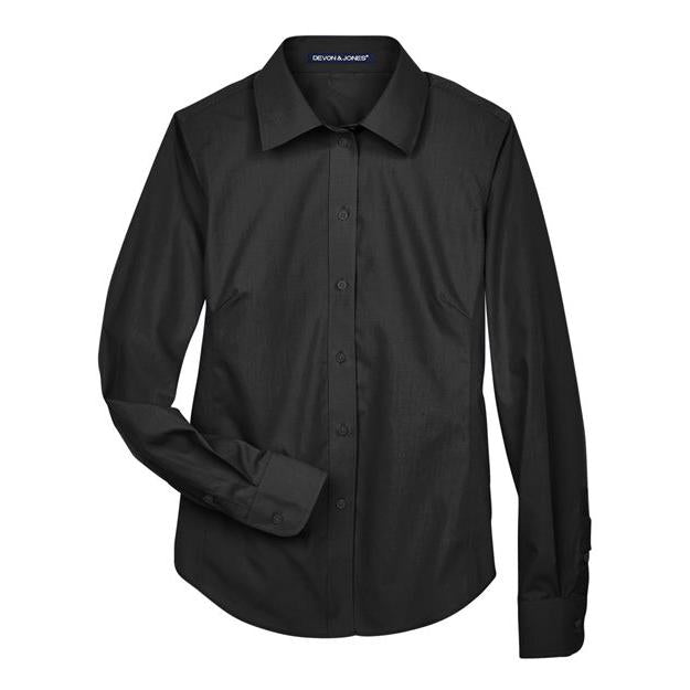 Devon & Jones Women's Crown Collection® Broadcloth Woven Dress Shirt