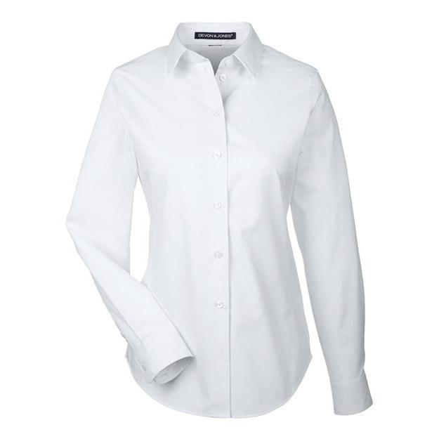 Devon & Jones Women's Crown Collection® Royal Dobby Woven Dress Shirt