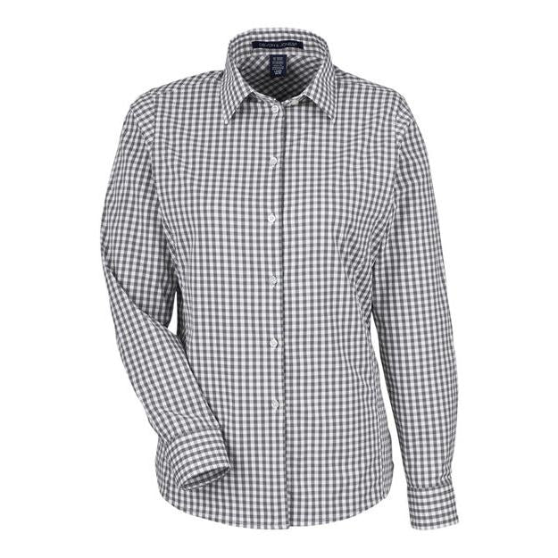 Devon & Jones Women's CrownLux Performance® Gingham Dress Shirt