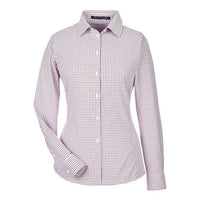 Devon & Jones Women's CrownLux Performance® Micro Windowpane Woven Dress Shirt