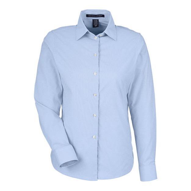 Devon & Jones Women's CrownLux Performance® Microstripe Dress Shirt
