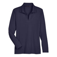 Devon & Jones Women's CrownLux Performance® Plaited Long Sleeve Polo