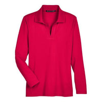 Devon & Jones Women's CrownLux Performance® Plaited Long Sleeve Polo