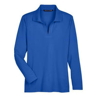 Devon & Jones Women's CrownLux Performance® Plaited Long Sleeve Polo