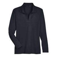 Devon & Jones Women's CrownLux Performance® Plaited Long Sleeve Polo
