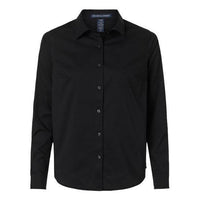 Devon & Jones Women's CrownLux Performance® Spencer Poplin Dress Shirt