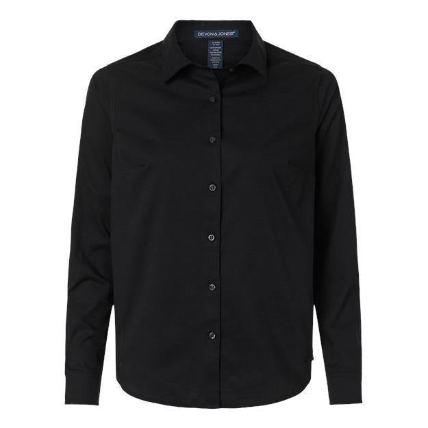 Devon & Jones Women's CrownLux Performance® Spencer Poplin Dress Shirt