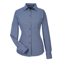Devon & Jones Women's CrownLux Performance® Tonal Mini Check Woven Dress Shirt