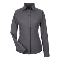 Devon & Jones Women's CrownLux Performance® Tonal Mini Check Woven Dress Shirt